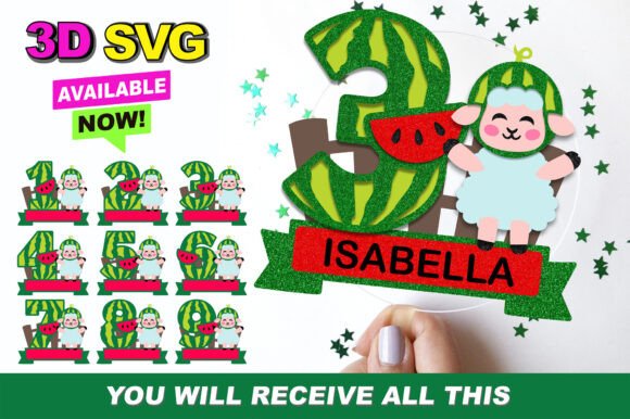 Baby Sheep Watermelon Numbers Topper: A Practical Evaluation for Digital Crafters