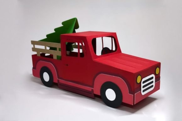 Christmas Truck: A Festive Crafting Asset