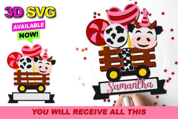 Cute Cow Cute Cow: A Versatile 3D SVG Collection for Creative Projects