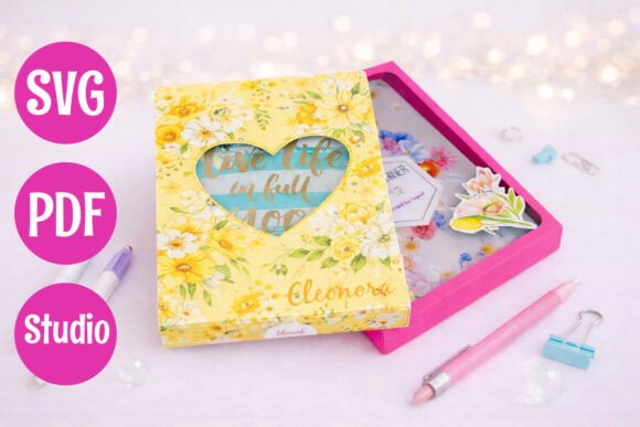 Flat Box Template A4 and A5 Sizes
