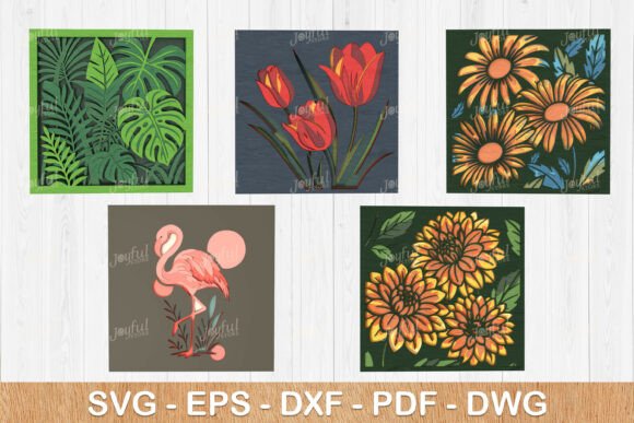 Layered Botanical Wall Art Bundle