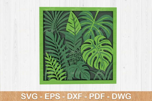 Layered Tropical Leaves SVG Panel: A Practical Review for Digital Creators