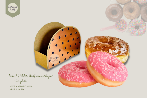 Mastering the Donut Holder Template - SVG DXF PDF File for Custom Packaging Solutions