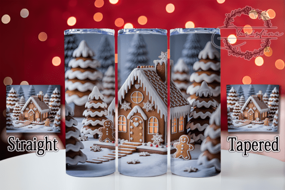 Sweet 3D Gingerbread House Christmas