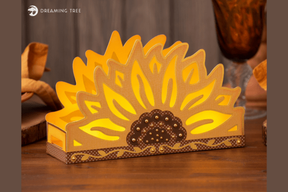 Transforming Home Ambiance with the Sunflower Centerpiece Luminary SVG