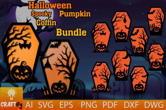 Unleash Your Creativity: The Ultimate Guide to the Halloween Spooky Pumpkin Coffin SVG Bundle